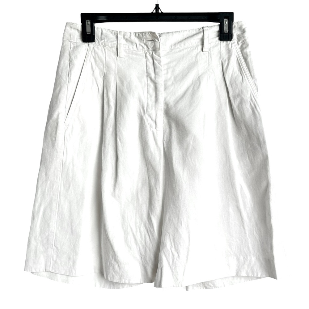 Nili Lotan White Women's Bermudas